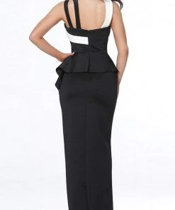 Jovani - 8104 Criss Cross Halter Sheath Dress 5 Jovani - 8104 Criss Cross Halter Sheath Dress