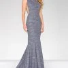Jovani - Glamorous Low Back Prom Dress 45830