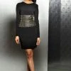 Jovani - Long Sleeve Cocktail Dress With Grommets M307 1 Jovani - Long Sleeve Cocktail Dress With Grommets M307