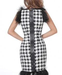 Jovani - M1045 Fringe Bateau Sheath Cocktail Dress 11 Jovani - M1045 Fringe Bateau Sheath Cocktail Dress