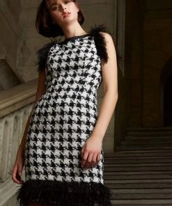 Jovani - M1045 Fringe Bateau Sheath Cocktail Dress 9 Jovani - M1045 Fringe Bateau Sheath Cocktail Dress