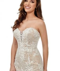 Lo'Adoro Bridal By Rachel Allan - M746 Sweetheart Neck Mermaid Gown