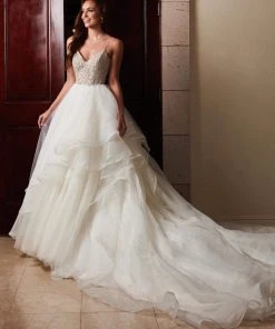 Lo'Adoro Bridal By Rachel Allan - M747 Crystal Beaded Sweetheart Ballgown 12 Lo'Adoro Bridal By Rachel Allan - M747 Crystal Beaded Sweetheart Ballgown