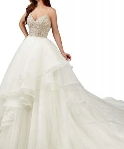 Lo'Adoro Bridal By Rachel Allan - M747 Crystal Beaded Sweetheart Ballgown