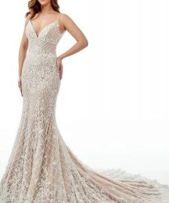 Lo'Adoro Bridal By Rachel Allan - M748 Sleeveless Sweetheart Fitted Gown