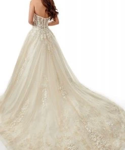 Lo'Adoro Bridal By Rachel Allan - M752 Strapless Lace Corset Gown 9 Lo'Adoro Bridal By Rachel Allan - M752 Strapless Lace Corset Gown