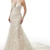 Lo'Adoro Bridal By Rachel Allan - M763 Illusion Halter Mermaid Gown