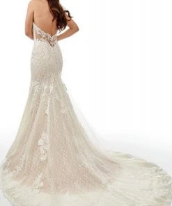 Lo'Adoro Bridal By Rachel Allan - M763 Illusion Halter Mermaid Gown
