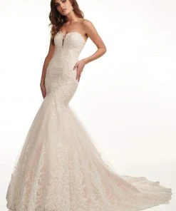 Lo'Adoro By Rachel Allan - M732 Strapless Mermaid Bridal Dress