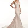 Lo'Adoro By Rachel Allan - M739 Low Scoop Back Mermaid Bridal Gown 2 Lo'Adoro By Rachel Allan - M739 Low Scoop Back Mermaid Bridal Gown
