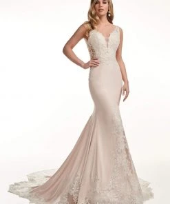 Lo'Adoro By Rachel Allan - M739 Low Scoop Back Mermaid Bridal Gown