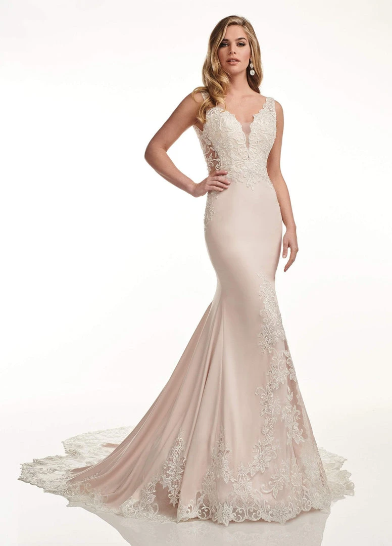 Lo'Adoro By Rachel Allan - M739 Low Scoop Back Mermaid Bridal Gown 3 Lo'Adoro By Rachel Allan - M739 Low Scoop Back Mermaid Bridal Gown