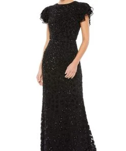 Mac Duggal - 10748 Embellished Jewel Neck Sheath Dress