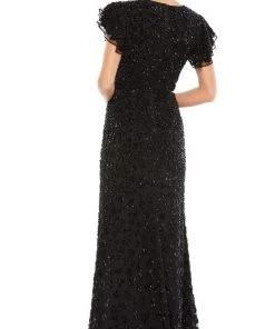 Mac Duggal - 10748 Embellished Jewel Neck Sheath Dress 6 Mac Duggal - 10748 Embellished Jewel Neck Sheath Dress