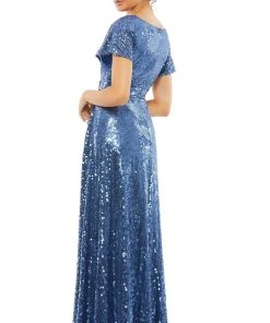 Mac Duggal 10773 - Brooch Detail Evening Gown | Couture Candy