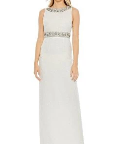 Mac Duggal - 10839 Crystal Ornate Sheath Gown