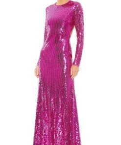 Mac Duggal 10891 - Fully Sequined Prom Dress 14 Mac Duggal 10891 - Fully Sequined Prom Dress