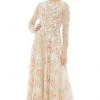 Mac Duggal - 11219 Subtle Floral A-line Beaded Dress 1 Mac Duggal - 11219 Subtle Floral A-line Beaded Dress