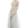 Mac Duggal - 11241 Embroidered Floral Tulle Gown