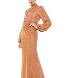 Mac Duggal - 11248 High Neck Ruched Sheath Dress