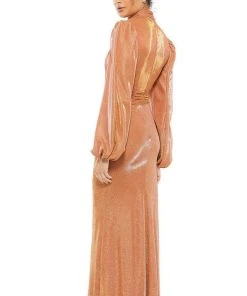 Mac Duggal - 11248 High Neck Ruched Sheath Dress