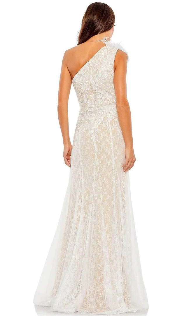 Mac Duggal 11317 - Asymmetric Lace Evening Gown 4 Mac Duggal 11317 - Asymmetric Lace Evening Gown