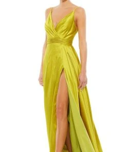 Mac Duggal - 12443 Long Draped A-Line Gown