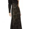 Mac Duggal - 12444 Long Sleeve Sequined Sheath Gown 1 Mac Duggal - 12444 Long Sleeve Sequined Sheath Gown