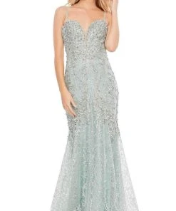 Mac Duggal 20242 - Sleeveless Sequin Mermaid Dress