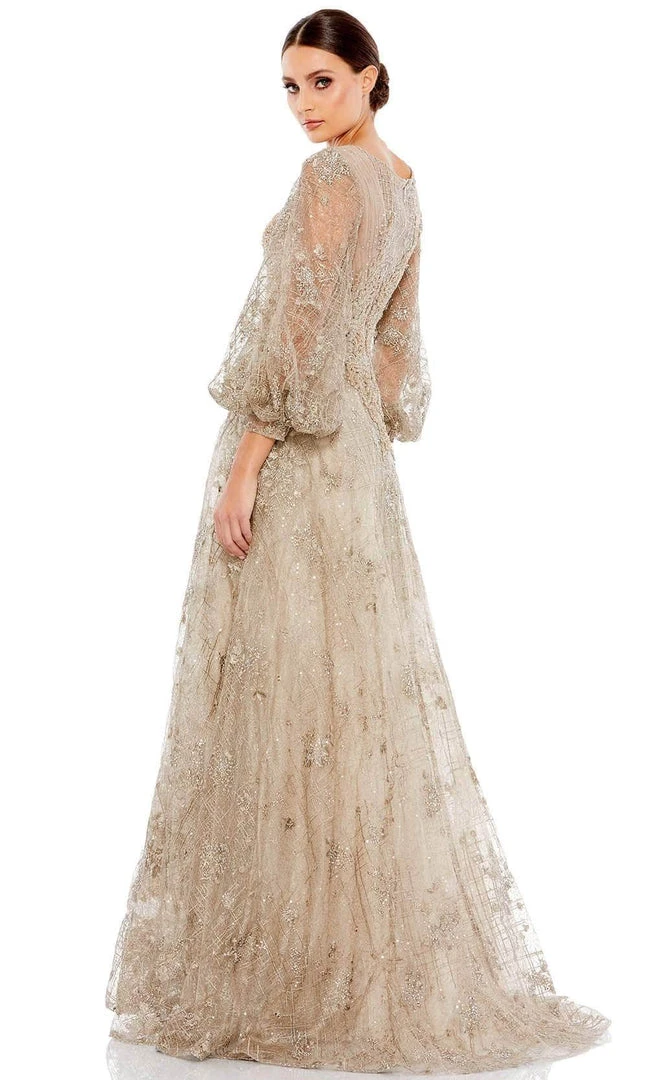 Mac Duggal 20283 - Long Sleeves Plunging V-neck Long Gown 7 Mac Duggal 20283 - Long Sleeves Plunging V-neck Long Gown