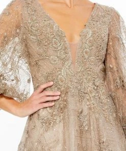 Mac Duggal 20283 - Long Sleeves Plunging V-neck Long Gown 13 Mac Duggal 20283 - Long Sleeves Plunging V-neck Long Gown