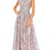 Mac Duggal 20405 - Beaded Lace Evening Dress