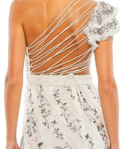 Mac Duggal 35108 - Floral Strappy Back Evening Dress 7 Mac Duggal 35108 - Floral Strappy Back Evening Dress