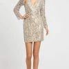 Mac Duggal - 41029 Sequined Short Sheath Dress 2 Mac Duggal - 41029 Sequined Short Sheath Dress