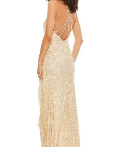 Mac Duggal - 43317 Sequin-Showered Long Column Dress 7 Mac Duggal - 43317 Sequin-Showered Long Column Dress