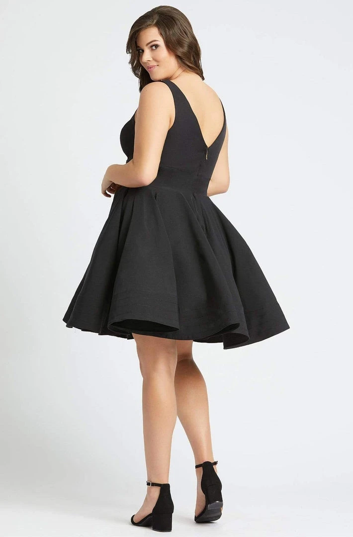 Mac Duggal - 48771F Sleeveless Wide Banded Empire Waist Cocktail Dress 4 Mac Duggal - 48771F Sleeveless Wide Banded Empire Waist Cocktail Dress