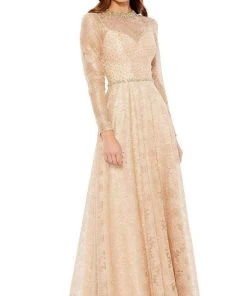 Mac Duggal - 49188 Illusion Jewel Embroidered Gown