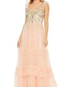 Mac Duggal 50648 - Sweetheart Neckline Evening Dress