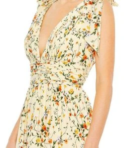 Mac Duggal 50657 - Sleeveless V-Neck A-Line Dress