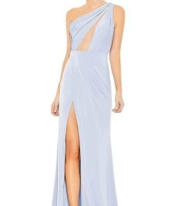 Mac Duggal 50668 - Asymmetrical Neckline Prom Dress