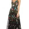 Mac Duggal - 5400 Floral Ornate A-Line Dress