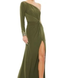 Mac Duggal 55696 - Twist Front Evening Gown | Couture Candy