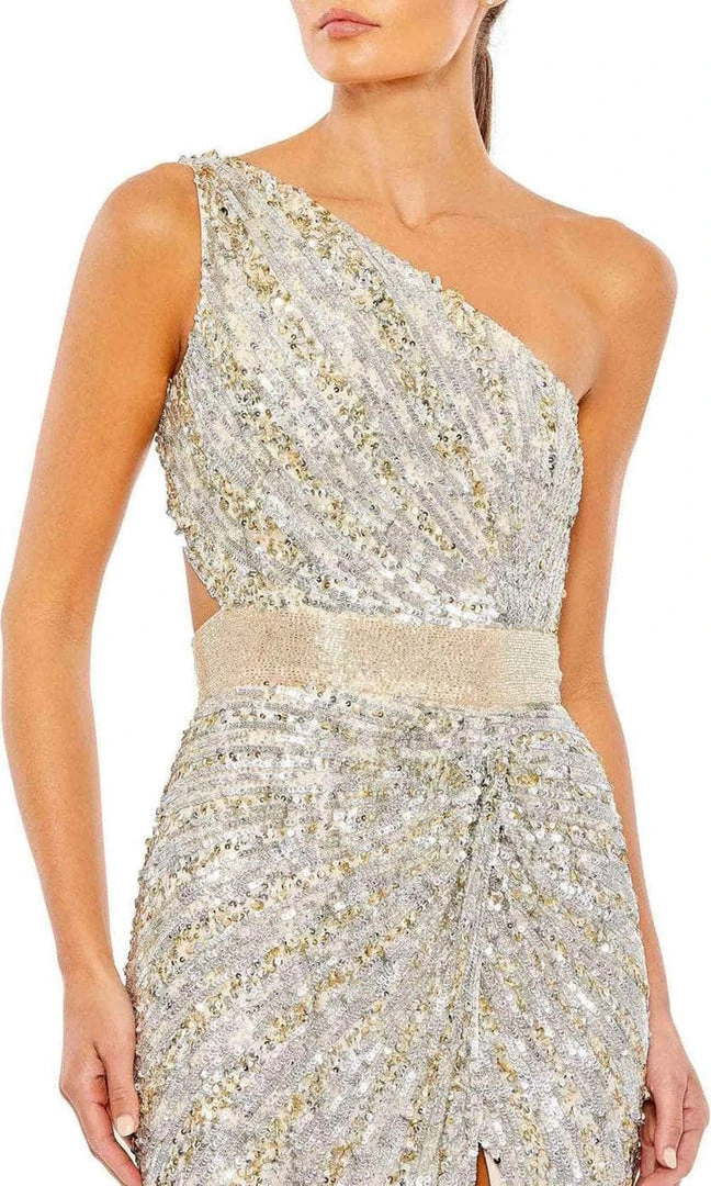 Mac Duggal 5687 - One Sleeve Asymmetrical Long Gown 4 Mac Duggal 5687 - One Sleeve Asymmetrical Long Gown