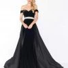 Mac Duggal - 62767 Off-Shoulder Dress With Overskirt 1 Mac Duggal - 62767 Off-Shoulder Dress With Overskirt