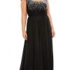 Mac Duggal - 67735 Bead Embellished Scoop Evening Dress
