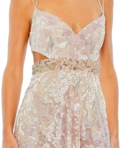 Mac Duggal 68051 - Sleeveless Deep V-neck Evening Dress