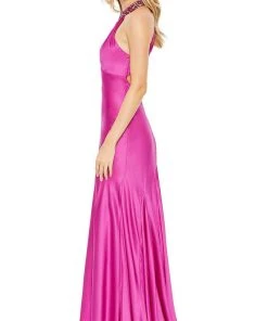 Mac Duggal 68063 - High Halter Neck Evening Dress 12 Mac Duggal 68063 - High Halter Neck Evening Dress