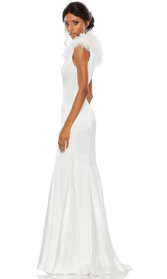 Mac Duggal 68137 - Sleeveless Low-cut V-neck Formal Dress 5 Mac Duggal 68137 - Sleeveless Low-cut V-neck Formal Dress