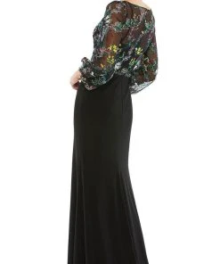 Mac Duggal 79379 - Puffed Sleeve Evening Dress | Couture Candy