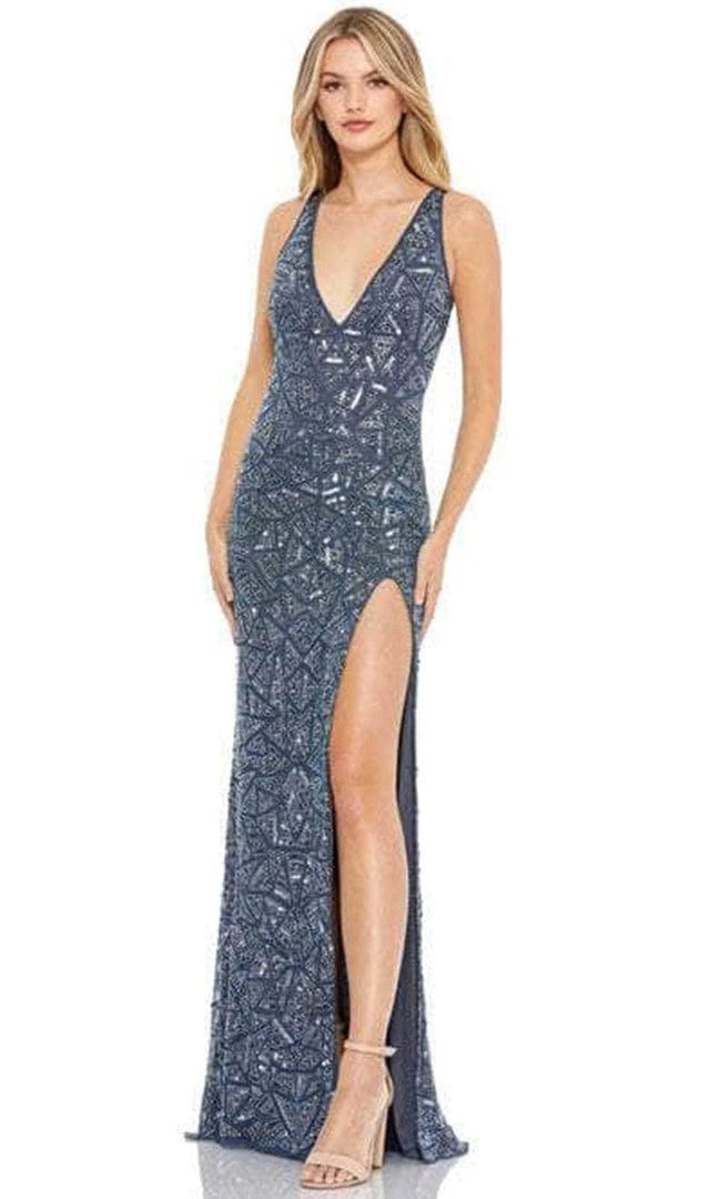 Mac Duggal 93552 - Sleeveless V-Neck Sheath Dress 6 Mac Duggal 93552 - Sleeveless V-Neck Sheath Dress